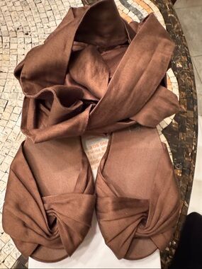 Marc By Marc Jacobs Brown Wrap Sandals